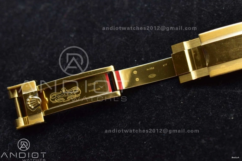 Weight VR3285 on Edition YG 1:1 II GRNR GMT Gain Bracelet Black Master CHS Dial Best Gold Jubilee 126718 Factory 0513